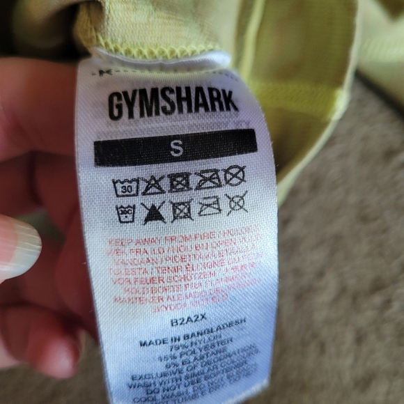 Gymshark Adapt Animal Seamless Cycling Shorts Firefly Yellow size small - Picture 10 of 13